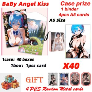 Wholesale BaBy Angel Kiss Goddess A5 Collection Card Hobby Anime CCG Collectible Card Game Board Rare Trade Card Gifts Toys