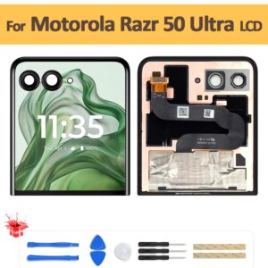 4.0″ Original Second External LCD For Motorola Razr 50 Ultra XT2451-4 LCD Display Touch Screen Digitizer Assembly Replacement
