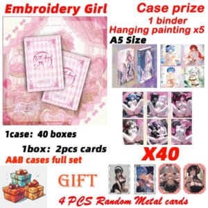 Wholesale 2025 Newest A5 Size Embroidery Girl Goddess Story Card Board Waifu No Dupes Master Set Doujin Toys Artboard Gift