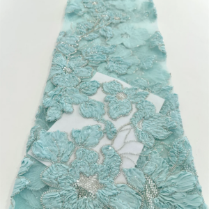 2025 Latest Delicate Elegant Best Quality Soft Embroidered Beaded Tube Lace With Stones fabric For Party Evening Dress