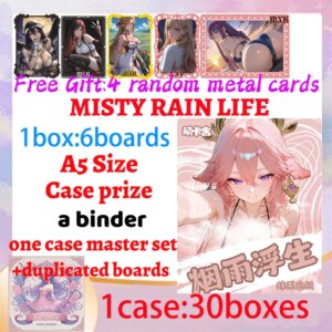 2025 Newest Misty Rain Life A5 Size Waifu Boards Collection Box Doujin Booster Spicy Art Toy Gift for Hobbyists