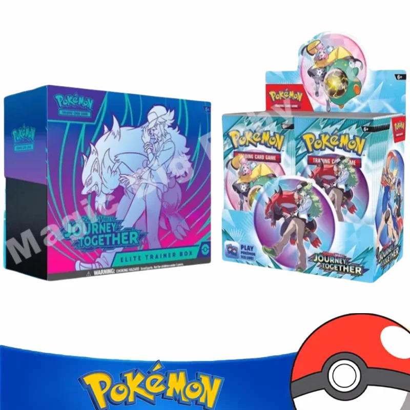 Pokemon Cards Original Trading PTCG Cartoon English SV9 Supplementary Pack Journey Together Original Box ETB Lily Ai Child Gift