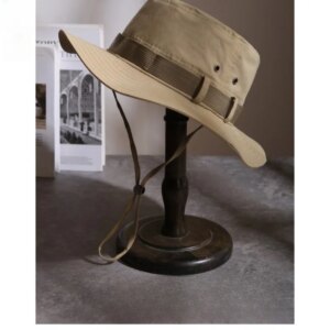 Light luxury elegant fashionable breathable waterproof outdoor hiking hat vacation and sunshade hat