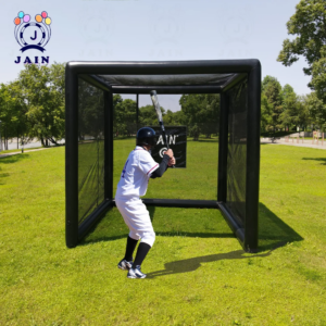In Stock at US Warehouse! Suitable for Children Aged 5-12 Years Old 10FT Inflatable Baseball/Softball Batting for Outdoor Sports