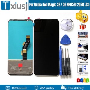 5.5 “OEM For ZTE Nubia NX659J LCD Touch Screen Digitizer Assembly For ZTE Nubia Red Magic 5S / 5G 2020 LCD Display Replacement