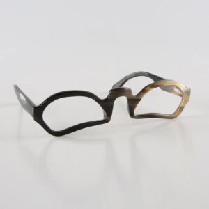 Eyeglass Frames Unique Vintage Funny Retro Classic Fashion Handmade Black White Horn Glasses Frames Clear Eyeglasses