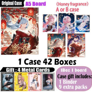 New A5 Size Acrylic Goddess Card ‘ Honey Fragrance ‘ Collection Card CCG Game Board Genshin Doujin Toys Gifts
