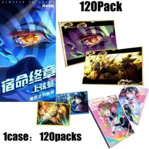 Demon Slayer Cards Booster Box Collection Wholesale Playing Card Games Board Party Kids Toys Mystery Pack