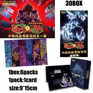 Dragon Ball Cards Booster Box Case Wholesale Playing Cards 9*15cm Tcg Board Games Party Kids Toys
