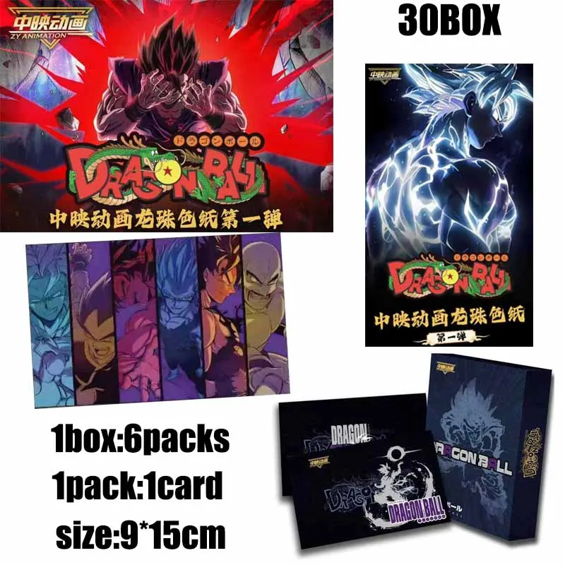 Dragon Ball Cards Booster Box Case Wholesale Playing Cards 9*15cm Tcg Board Games Party Kids Toys