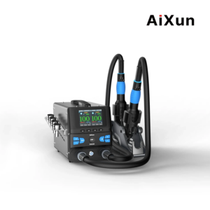 Aixun H414d 3200W Intelligent Control 3.5″ IPS Display Dual-channel Hot Air Rework Station Phone Motherboard Desoldering Tool