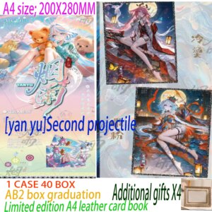Wholesale latest goddess story story card [yan yu] second bullet collection card A4 color paper game sexy supplement pack anime