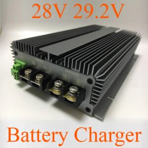 Battery Charger DC DC 12V to 24V Step Up Converter 3A-100A For 28V Lead Acid Battery and 29.2V LiFePO4 Auxiliary Battery