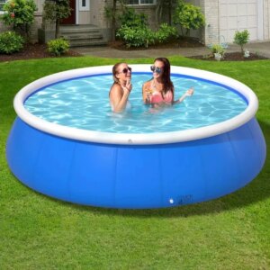 Inflatable Swimming Pool Butterfly shaped for Outdoor Use Family friendly Thickened Material Easy Inflation Foldable Storage