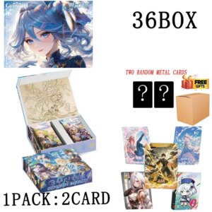 Yinghua Wenchuang Wholesales Genshin Impact Character Collection Card Wave 1 Booster Box Children Toy Adult Gifts Playing Card