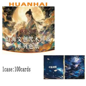 Wholesales Jujutsu Kaisen Collection Cards HUANHAI Equisite Acrylic Color Paper 11 Series  Playing Cards Games Toys Child Gifts