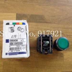 [ZOB] original with light button XB5 AW33B5 imported green button LED24V (genuine)  –5PCS/LOT