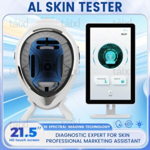 15.6 inch AI Facial Skin Analyzer Machine 3D Skin Analyzer Facial Machine Spectrum Multiling Skin Analysis Scanner Ship from US