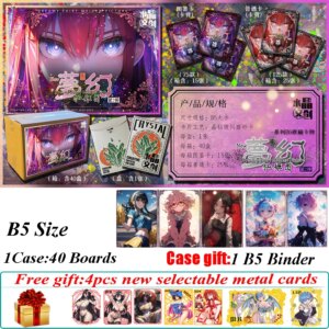 New Dreamy Fairy Maiden Picture 2 B5 Boards Goddess Story Cards Rem Kafka Anya Forger Popular Anime Female Lead Collection Cards