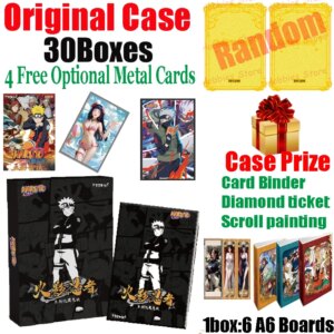 New YE Card Club Naruto Five Kage Summit Collection Art Cards A6 Color Paper Anime Uzumaki Narut Uchiha Sasuke Hyuga Game Boards