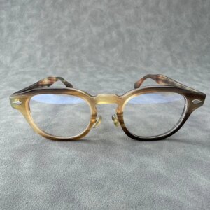 Eyeglass Frames Unique Retro Diamond Metal Handmade Natural Horn Prescription Men Women’s Glasses Frames Optical Lenses Eyewear