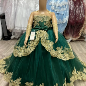 Customized  Mini Quinceanera Dresses Mexican Prom Little Princess Flower Girl Gowns Delicate Sequins Appliques With Bows