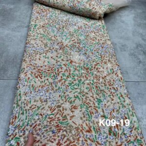 Latest African Luxury Sequins Lace Fabric 2025 High Quality Lace Material French Nigerian Sequins Lace Fabrics For Women Party