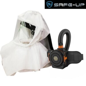 SAFEUP CE Professional Helmet Hood Cap Air Purifying Purifier PAPR Fed Powered Mask Cover Dust Removal