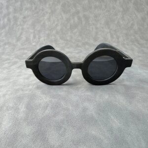 Sunglass Men Unique Round Polarized Handmade Buffalo Horn Women Sunglasses Man Oversize Luxury Fashion Glasses