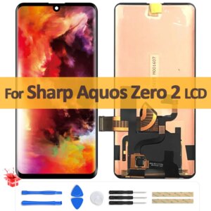 6.4″ Original OLED For Sharp Aquos Zero 2 LCD Display SHV47 Screen Touch Digitizer Assembly For Sharp Zero2 Screen Replacement
