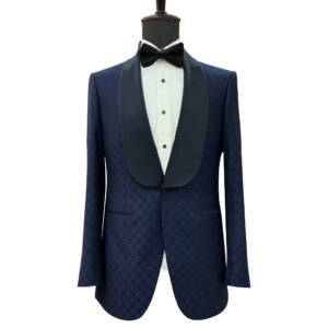 Suit Set Men’s Single Breasted Plaid Wool Wedding Dress Groom’s Wedding Dress