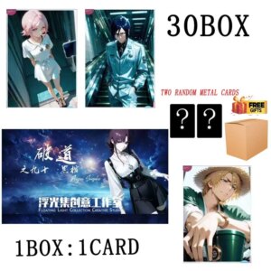 Fuguangji Bleach Card Collection Wholesale Booster Box Wave 4 Black Coffin Fostered Glitter Lamination Male God Kid Playing Tcg