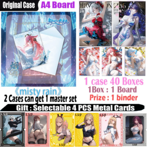 New A4 Size Card ” misty rain ” Hobby CCG Card Trade Card Goddess Board Game Doujin Toys Board Gifts