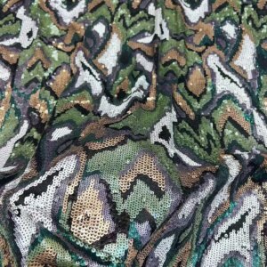 2025 Luxury French Mesh Embroidery Sequins Lace Fabric African Nigerian Sequins Lace Fabric For Wedding Dress Sewing Material