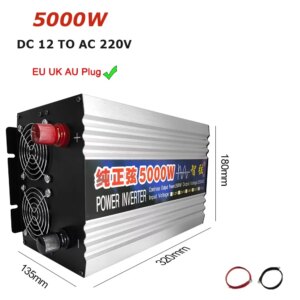 Pure Sine Wave Inverter DC 12V to AC 220V 230V 1000W/3000W/ 4000W Voltage Transfer Car Power Inverter