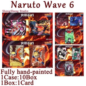 2025 Newest Naruto Collection Hand Drawn Card Booster Box Wholesale Anime Character Board Game Hobbies Gift For Fans