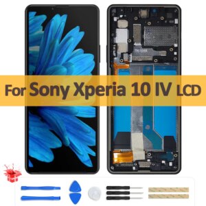6.0″ Original LCD For Sony Xperia 10 IV XQ-CC72 LCD Display Touch Screen Digitizer Assembly X10 IV XQ-CC54 Screen Panel Replace