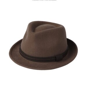 Cowboy style little top hat men’s curly-brimmed trend