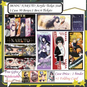 MODU NARUTO Acrylic Ticket Stub Naruto Card Rare BP Card MR Card Anime Character Collection Card Childrens Anime Cards
