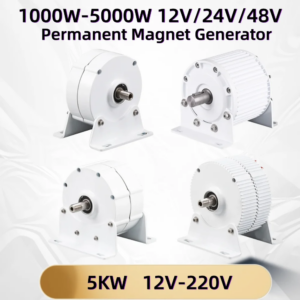 1000W Low RPM Permanent Magnet Generator 12V 24V 48V 96V 120V 220V Rare Earth Alternator for Wind Turbine 2000W 3000W 5000W 5KW