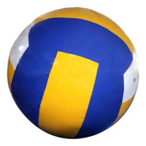 Oversized Inflatable PVC Beach Ball Transparent Design for Volleyball Games and Party Decor