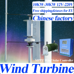 10KW Alternative Energy Generator For Home Wind Power Generator 3 Phase AC With MPPT Charge Controller Electricity Generation