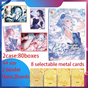 Newest Flowers Cluster Prologue A4 size Waifu Boards Goddess Story Collection Card Swimsuit Bikini Booster Box Habbies Gift