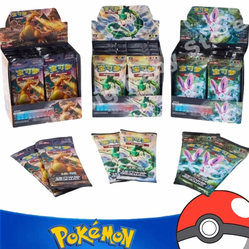 Pokemon Cards Genuine Original Trading PTCG Simplified Chinese 1.0 Born Out of Nowhere He Cangze Booster Pack Child Gift