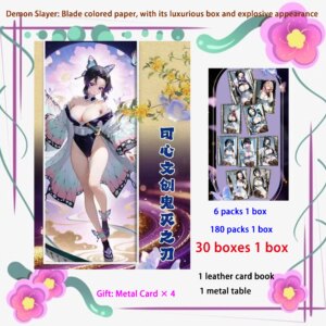 Latest Wholesale Goddess Story Collection Card Character Wife Card Demon Slayer: Blade Colored Paper Game Card Comic Toy Card