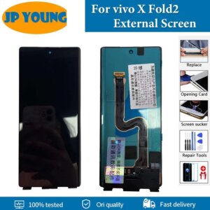 6.53″Original AMOLED For vivo X Fold2 Small LCD Touch Screen Digitizer Assembly For vivo X Fold 2 Second External Screen Replace