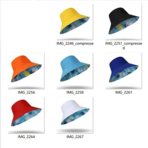 30 pieces CUSTOM logo TEXT Bob hats Reversible Bucket Hats Men Women Outdoor Boys Girls Fisherman Fishing Panama Hats
