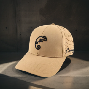 Factory Custom Design 3D Embroidery Logo 6 Panel Dad Baseball Cap,Laser Cut Hole Perforated Rope Golf Hat waterproof