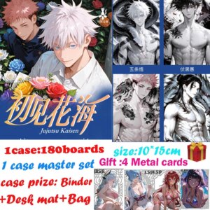 BEIBEI JJK A6 Boards BEIBEI Jujutsu Kaisen Trading Cards – Gojo Satoru Doujin Booster Box Kids Hobby Collection Toy & Gift
