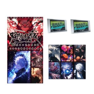 Wholesales Jujutsu Kaisen Collection YJWC Double-Sided Thickening Gojo Satoru B5 Playing Set Anime Acg Games Trading Cards